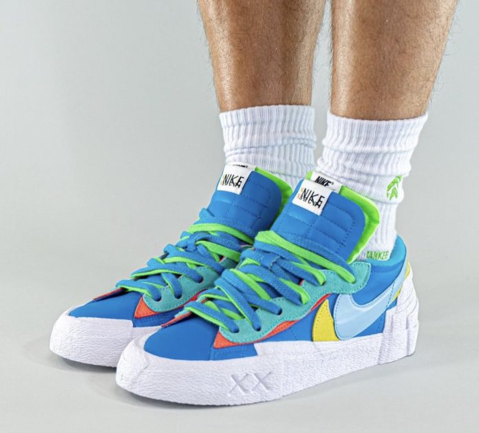 kaws sacai blazer release date