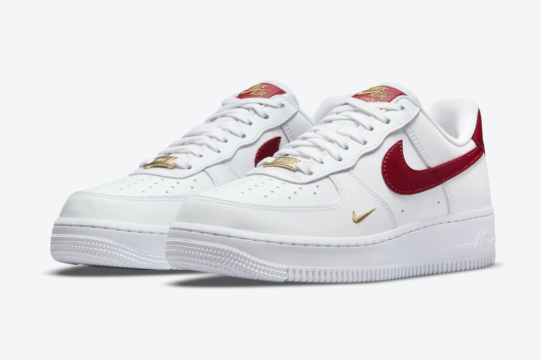 Nike Air Force 1 '07 Essential White Gym Red CZ0270-104 Release ...