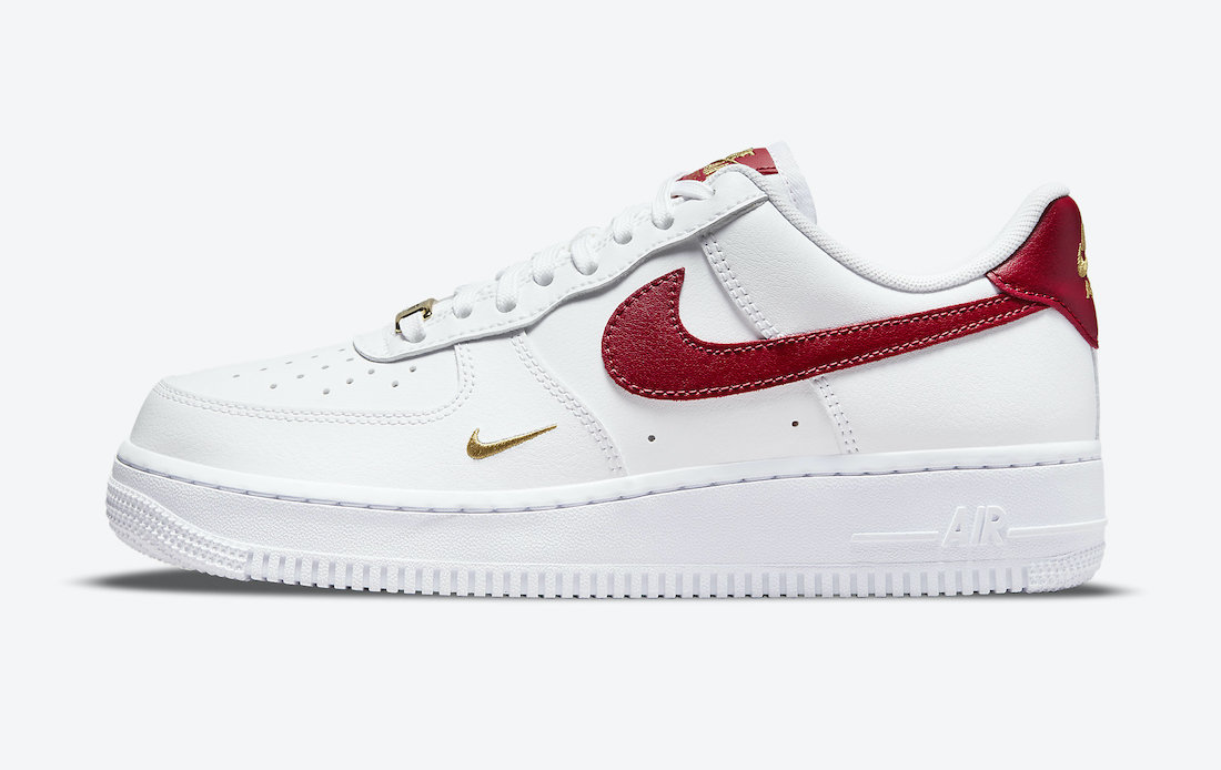 Nike Air Force 1 07 Essential White Gym Red CZ0270-104 Release Date