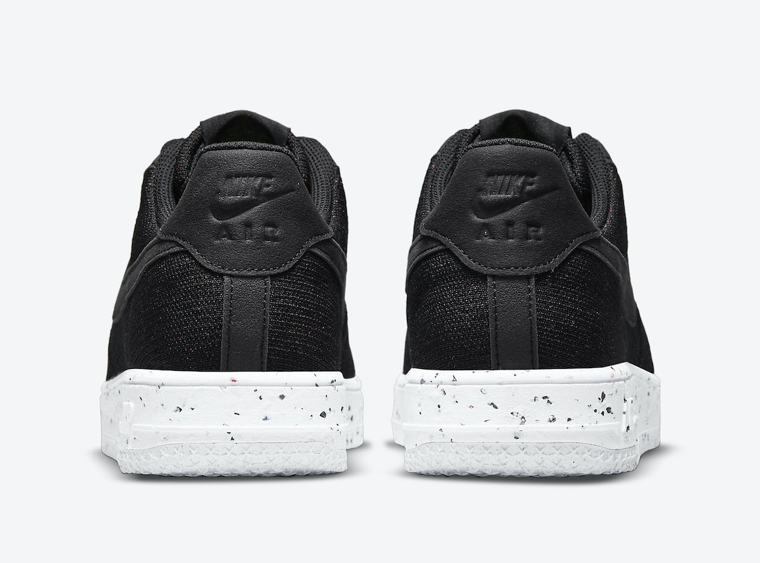 Nike Air Force 1 Crater Flyknit Black Anthracite White DC4831-003 Release Date