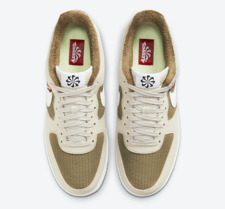 nike air force 1 toasty brown