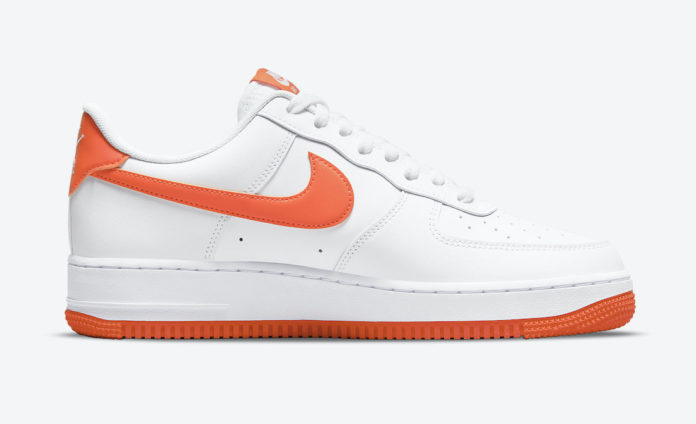 Nike Air Force 1 Low White Orange Dc2911-101 Release Date - Sbd