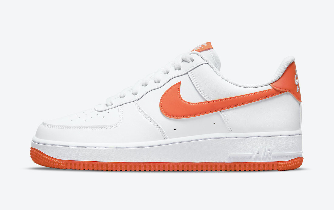 Nike Air Force 1 Low White Orange DC2911-101 Release Date - SBD