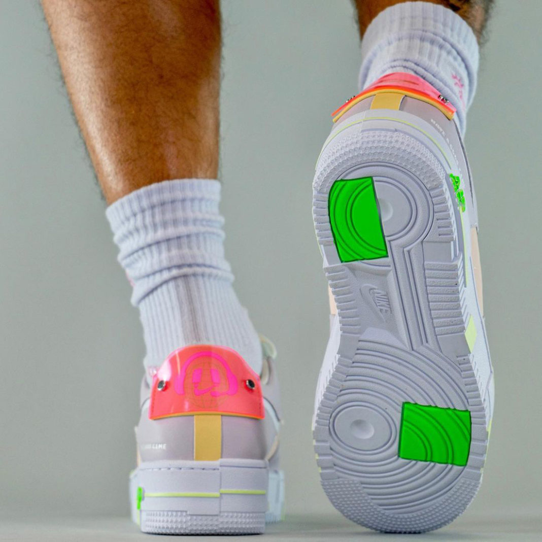 lpl x nike air force 1 pixel