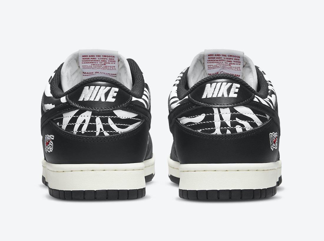 Quartersnacks Nike SB Dunk Low Zebra DM3510 001 Release Date 5