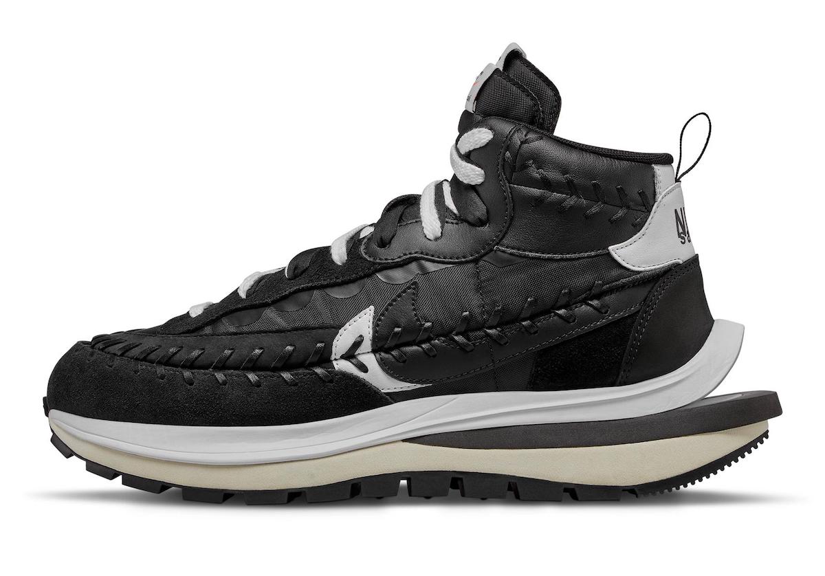 Sacai Jean Paul Gaultier Nike VaporWaffle Black DH9186-001 Release Date Pricing