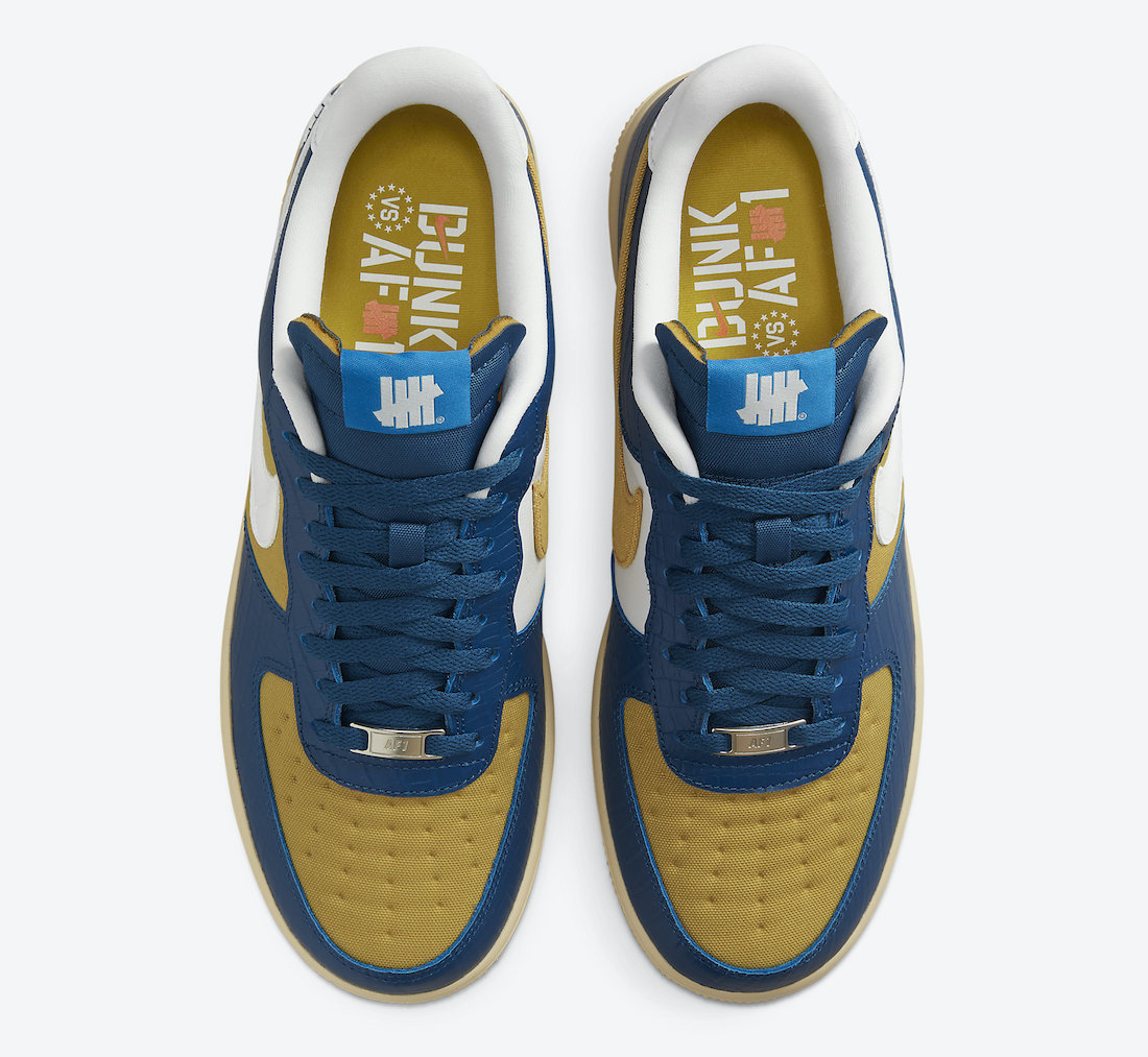 Undefeated Nike Air Force 1 Low Dunk vs AF1 DM8462-400 Release Date