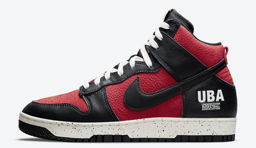 Undercover Nike Dunk High UBA gym red early look release dates 2021