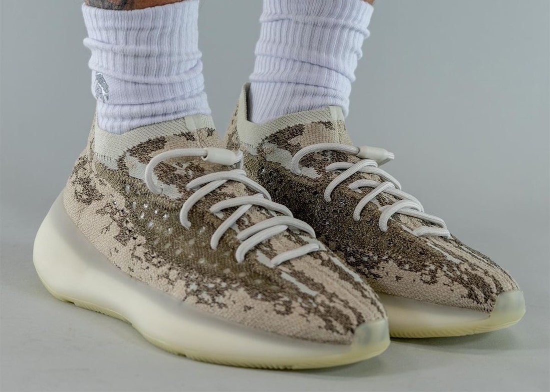 adidas Yeezy Boost 380 Pyrite GZ0473 Release Date On-Feet