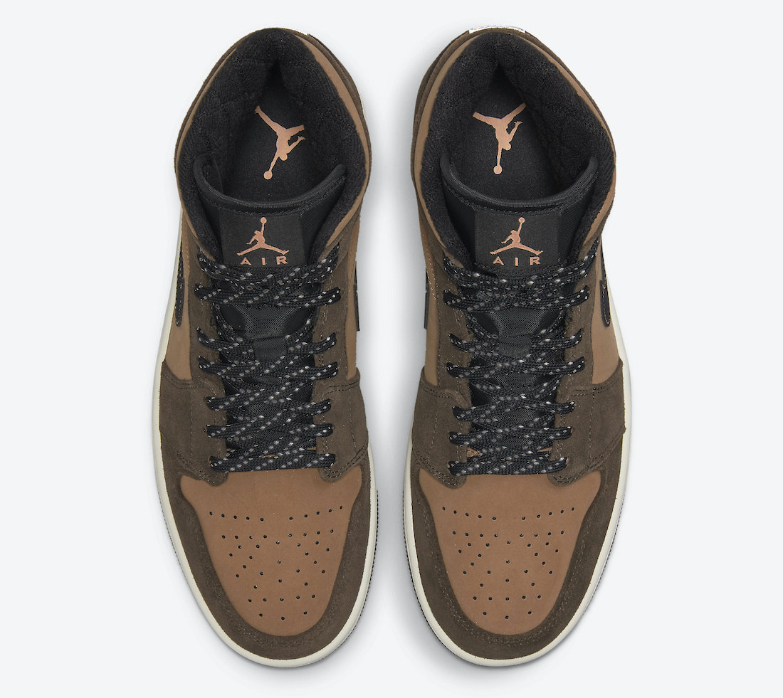Air Jordan 1 Mid Dark Chocolate DC7294-200 Release Date - SBD