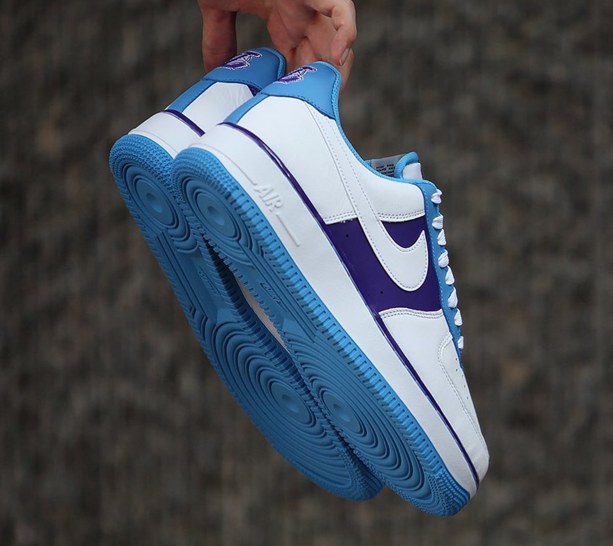 NBA x Nike Air Force 1 Low Lakers DC8874-101 Release Date - SBD
