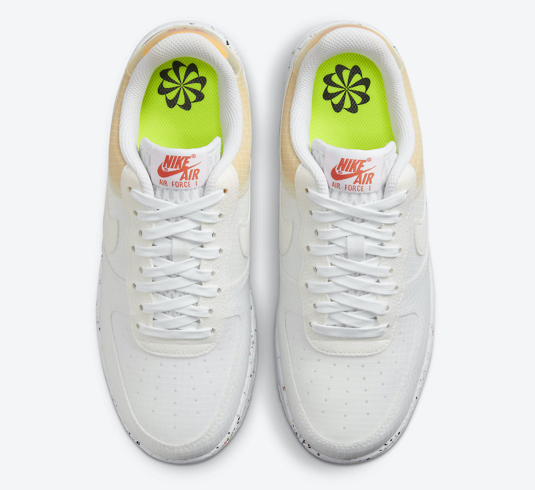 Nike Air Force 1 Crater White Orange DH2521-100 Release Date