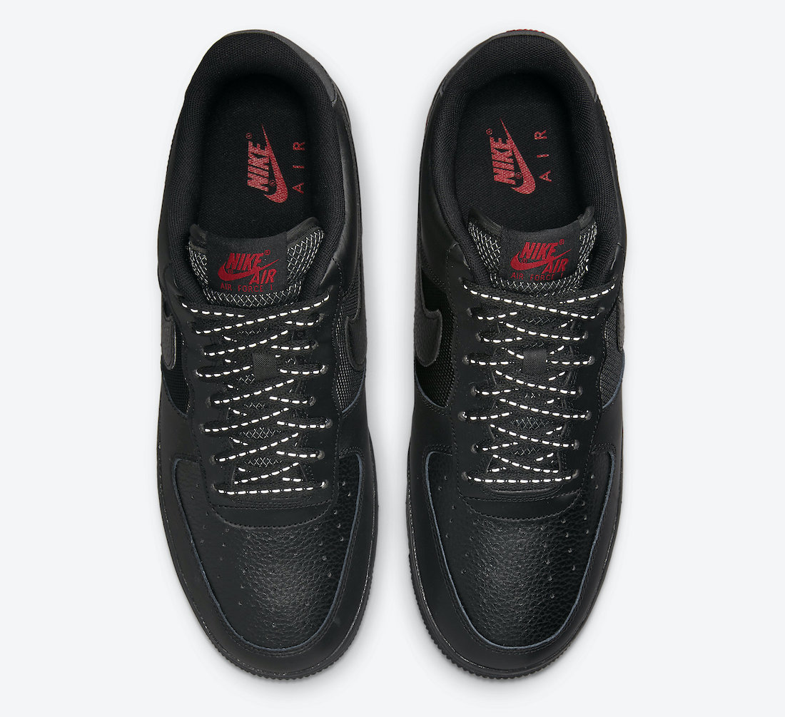 Nike Air Force 1 Low Black Red DO6389-001 Release Date