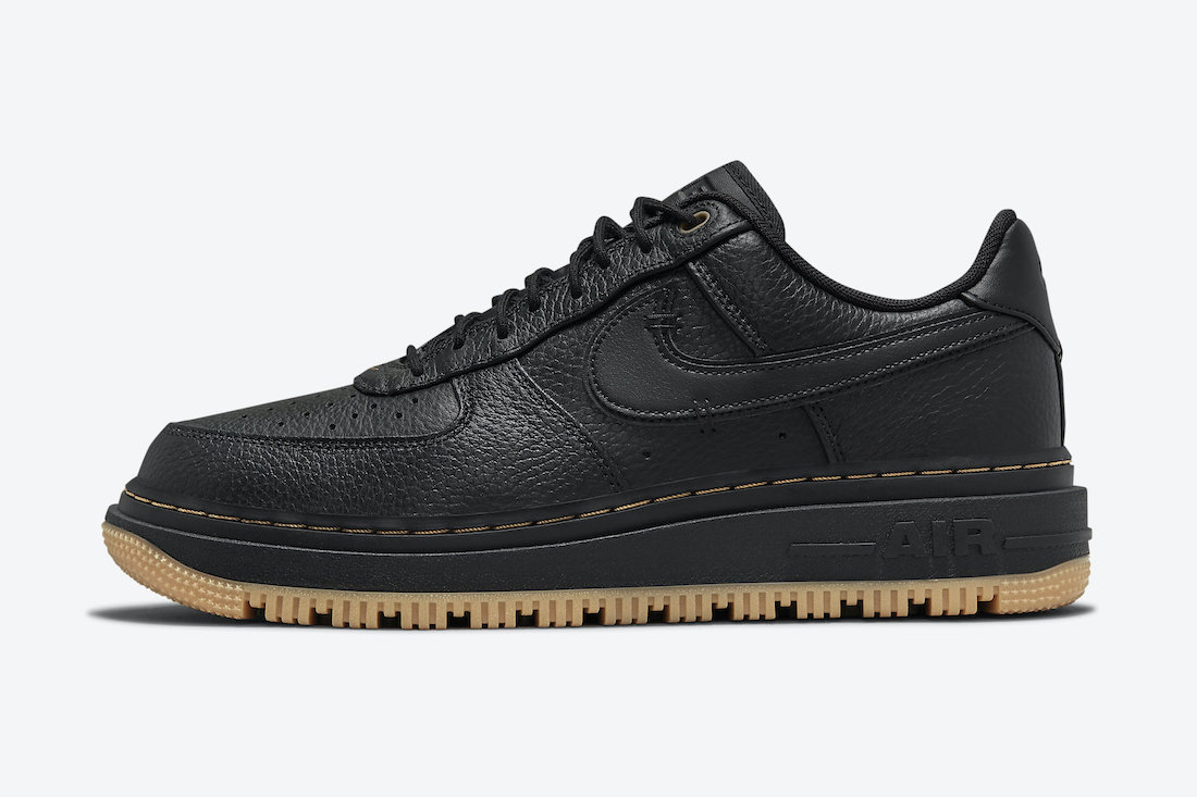 Nike Air Force 1 Luxe Black Gum DB4109-001 Release Date