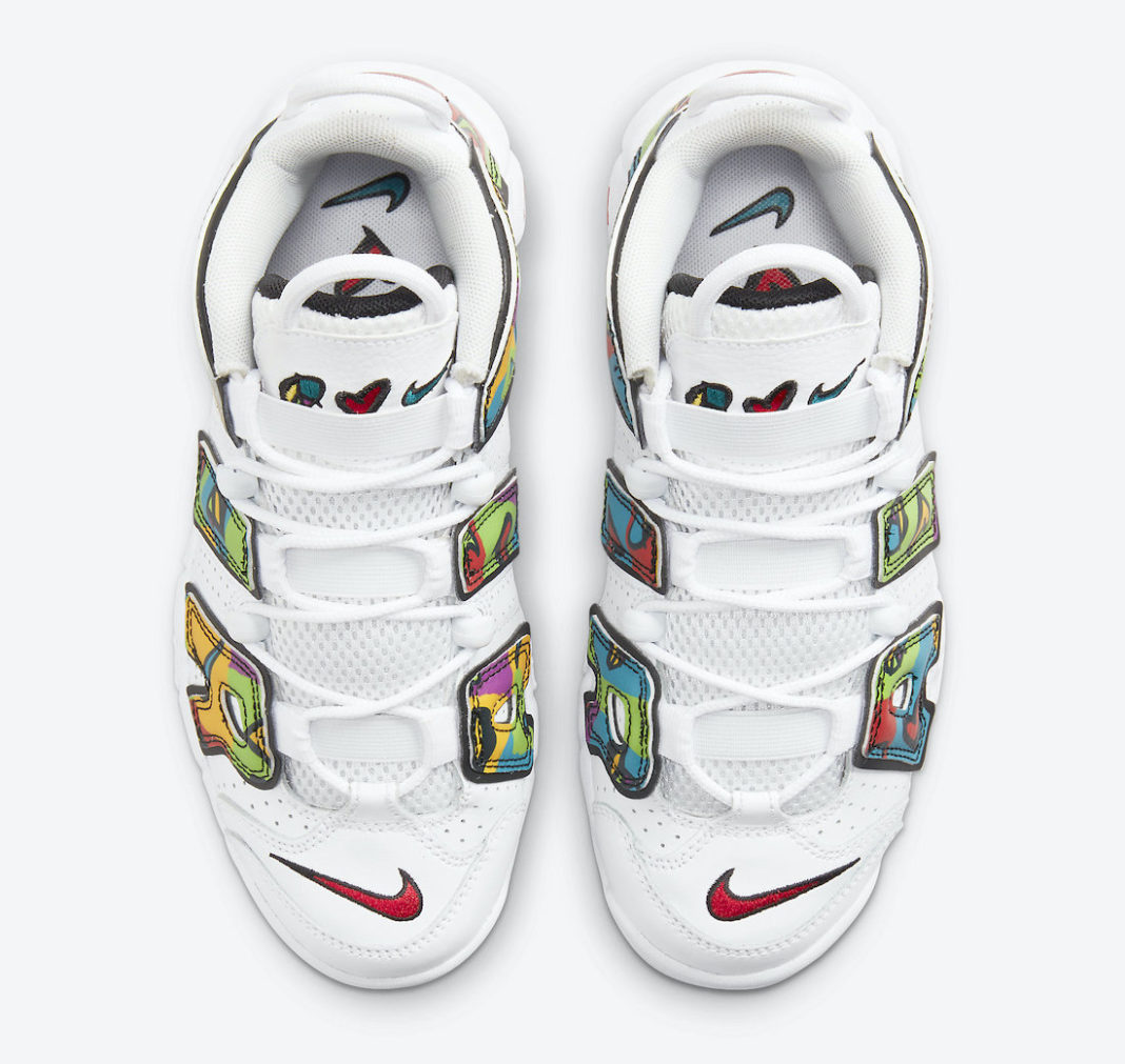 nike uptempo peace love swoosh