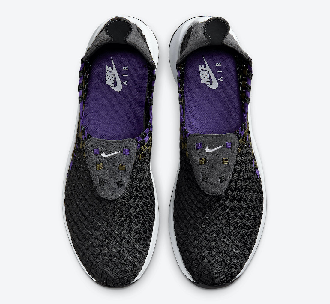 Nike Air Woven Black Coat Purple DN1773-010 Release Date