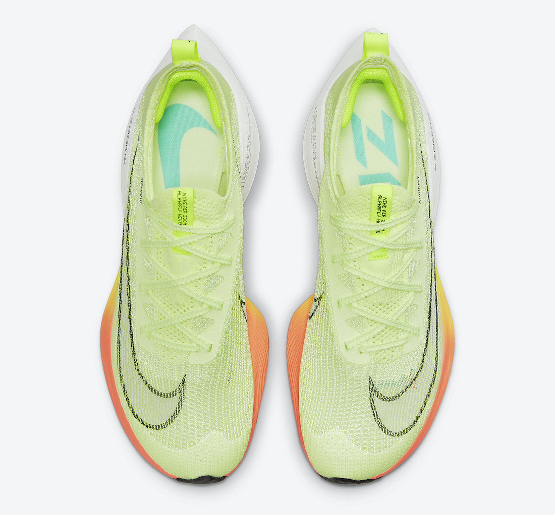 Nike Air Zoom Alphafly NEXT Barely Volt CI9925-700 Release Date