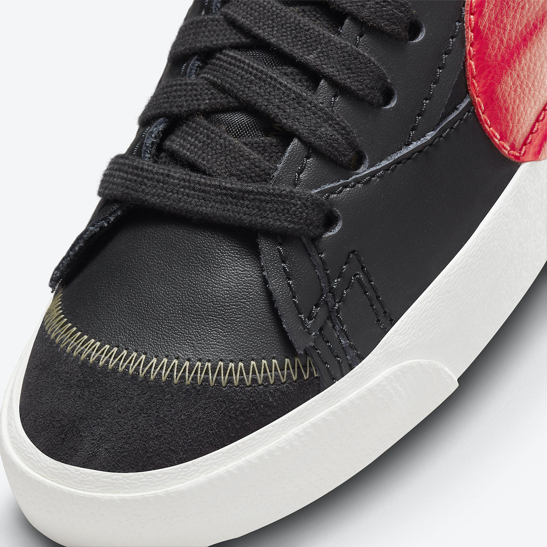 Nike Blazer Mid 77 Jumbo Black Bright Crimson DD3111-001 Release Date