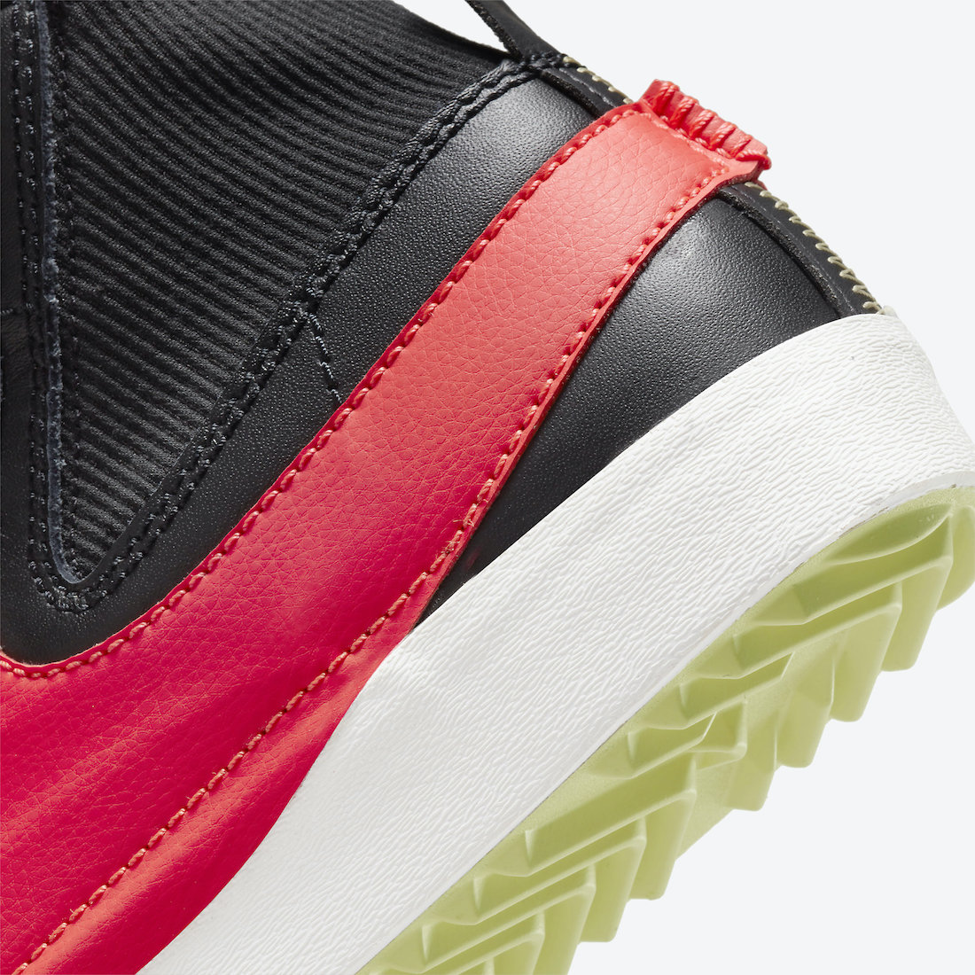 Nike Blazer Mid 77 Jumbo Black Bright Crimson DD3111-001 Release Date