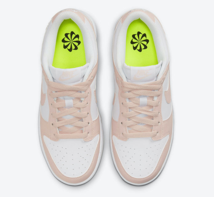 dunk low next nature pale coral