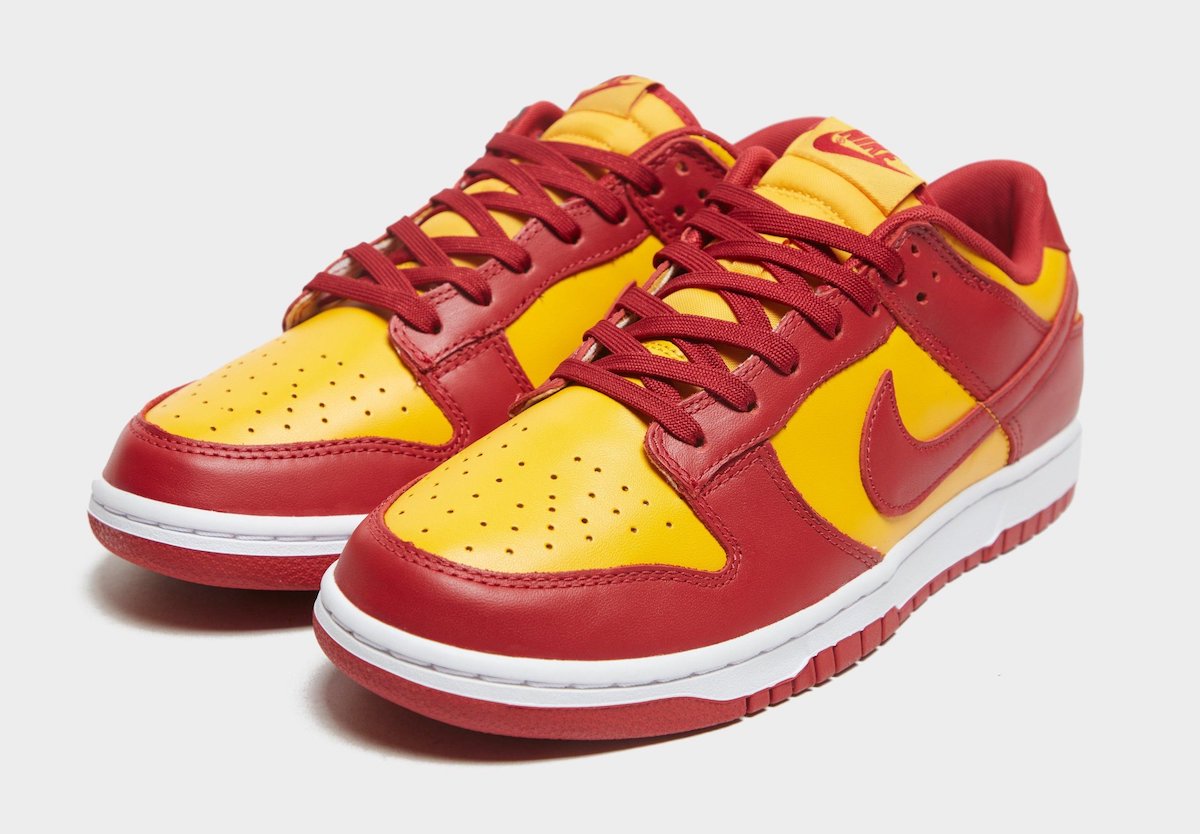 Nike Dunk Low Midas Gold Tough Red White DD1391-701 Release Date