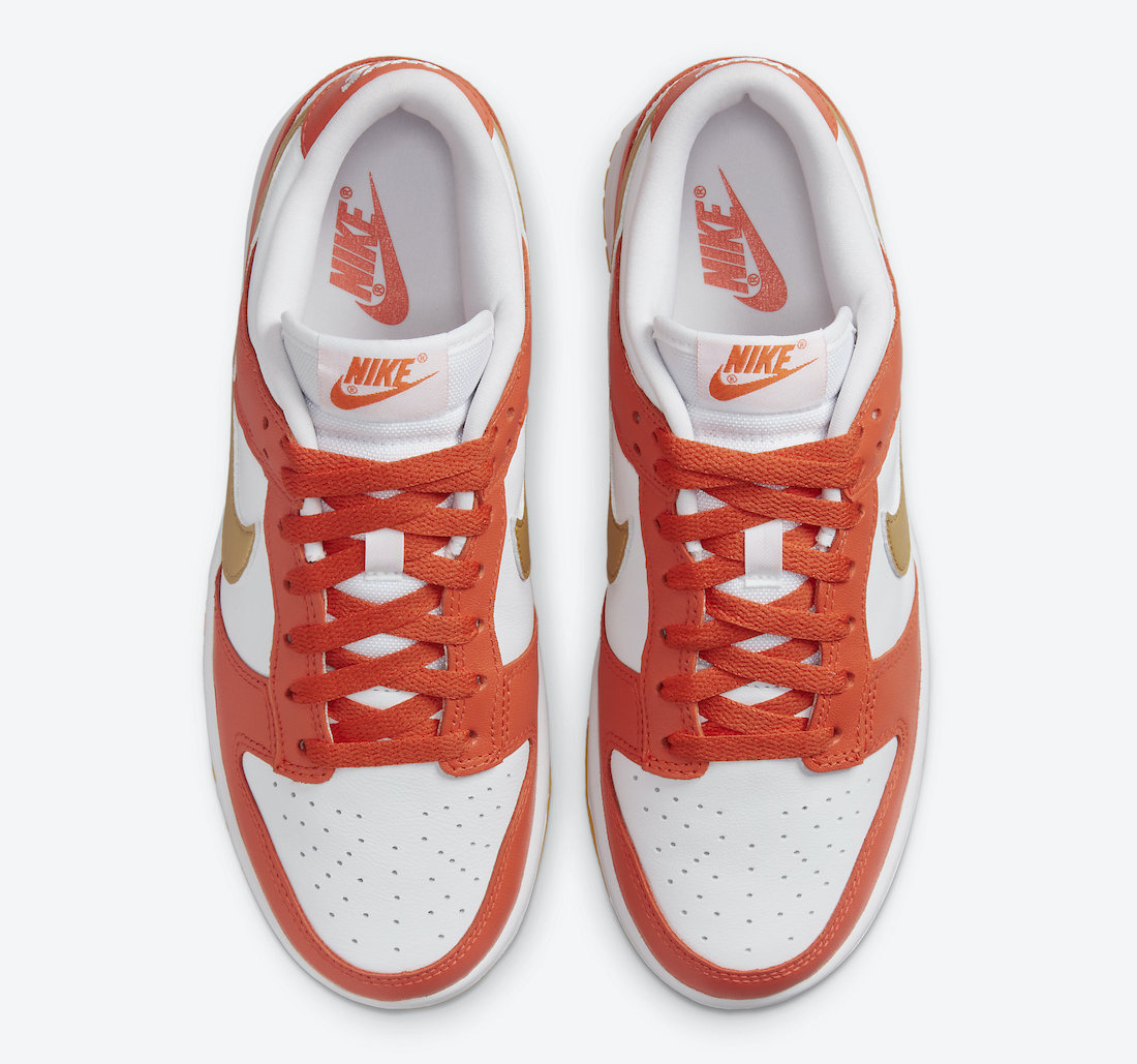 Nike Dunk Low Orange Gold Yellow DQ4690-800 Release Date