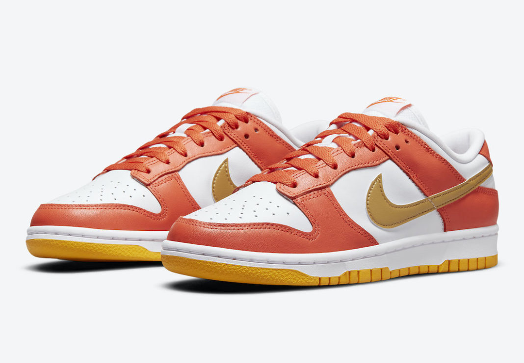 orange dunks women