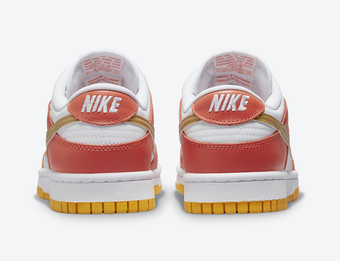 Nike Dunk Low Orange Gold Yellow DQ4690 800 Release Date 5