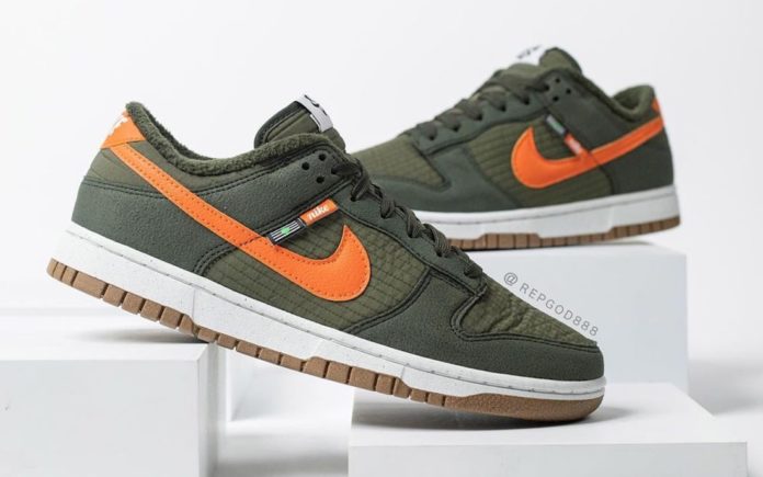 nike dunk low se sequoia