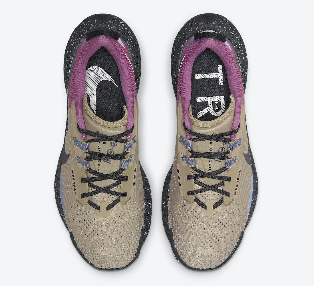 Nike Pegasus Trail 3 Khaki Light Mulberry DM6143-247 Release Date - SBD