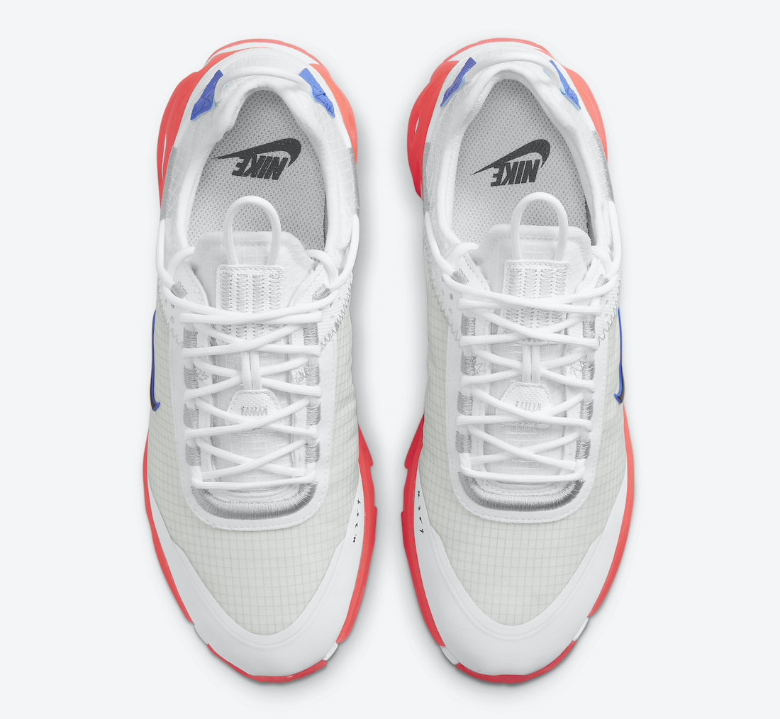 Nike React Live White Bright Crimson Racer Blue CV1772-103 Release Date