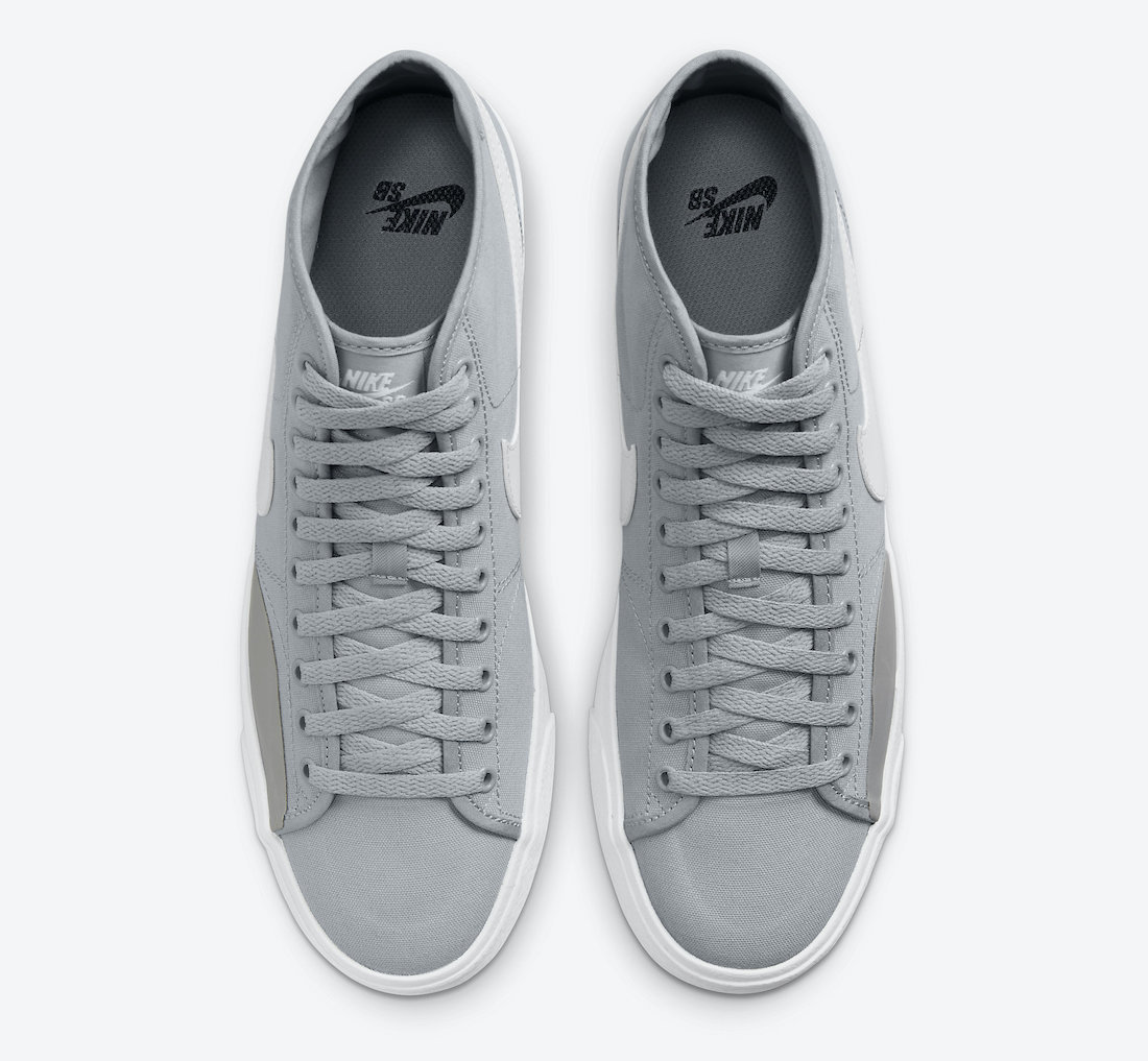 Nike SB Blazer Court Mid Grey White DC8901-002 Release Date