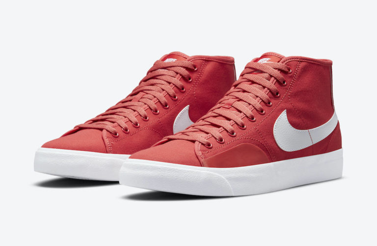 Nike SB Blazer Court Mid Red White DC8901-600 Release Date - SBD