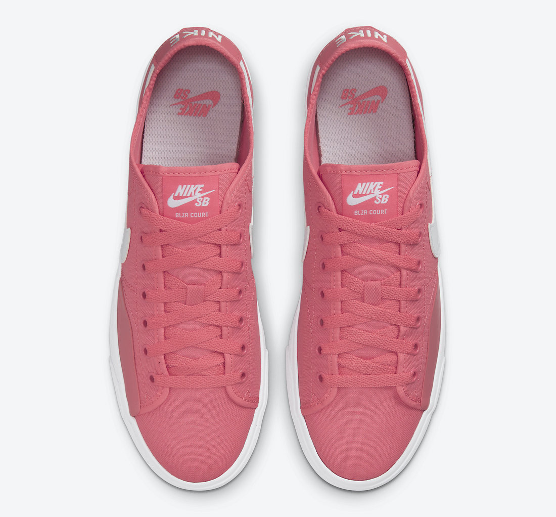 Nike SB Blazer Court Pink Salt CV1658-602 Release Date