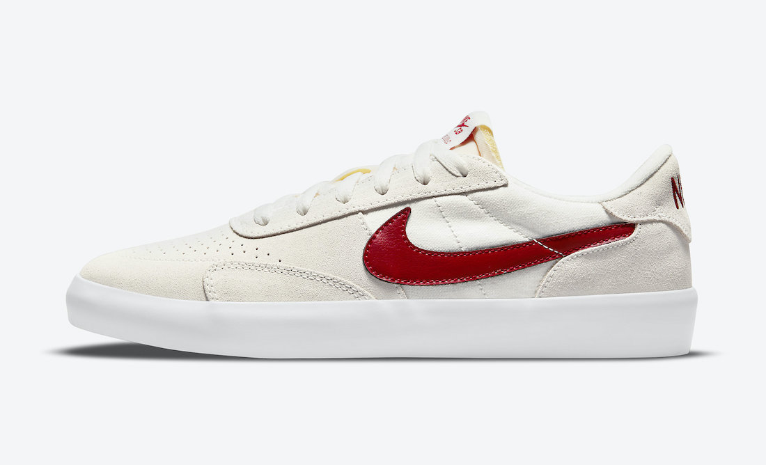 Nike SB Heritage Vulc Summit White Gym Red CD5010-103 Release Date
