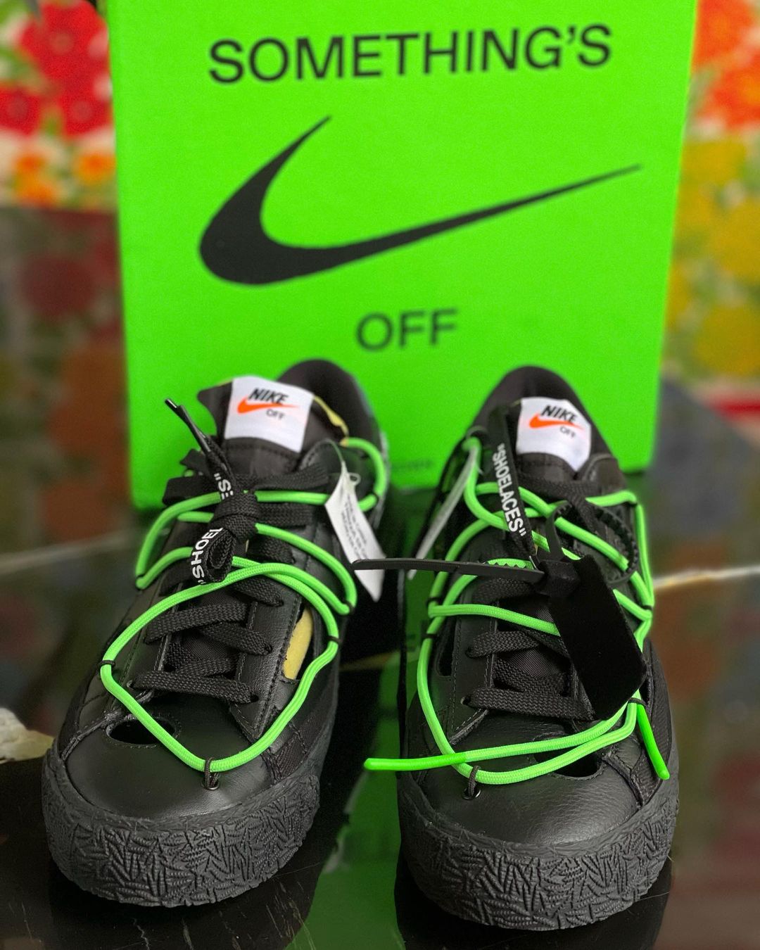 Off-White Nike Blazer Low Black Green