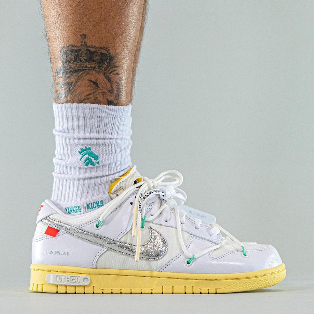 Off-White Nike Dunk Low Lot 1 Release Date On-Feet