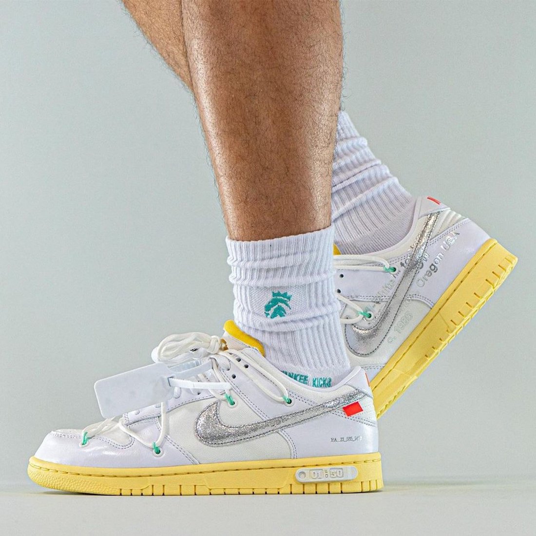 Off-White Nike Dunk Low Lot 1 Release Date On-Feet
