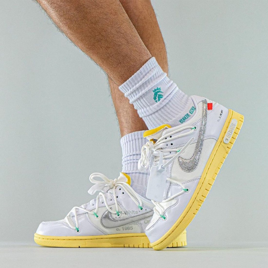 Off-White Nike Dunk Low Lot 1 Release Date On-Feet