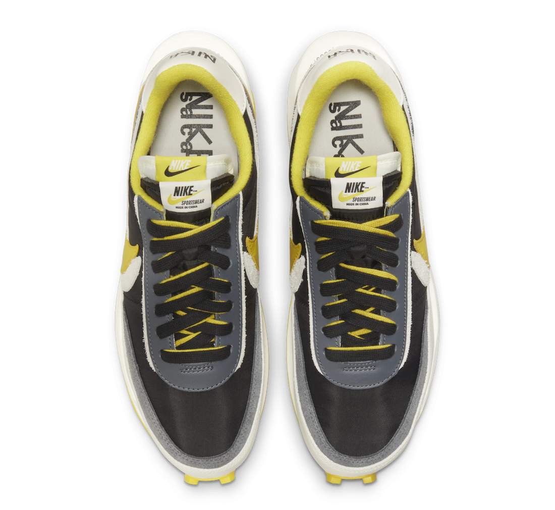 Undercover Sacai Nike LDWaffle Bright Citron DJ4877-001 Release Date