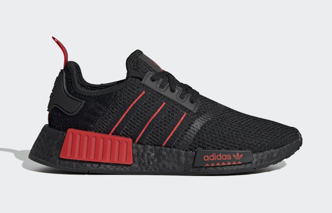 adidas NMD R1 Black Red GV8422 Release Date