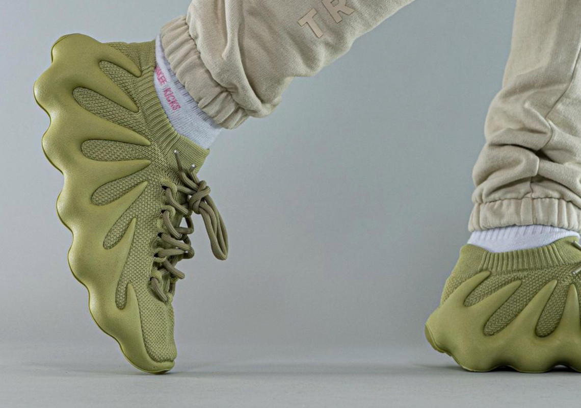adidas Yeezy 450 Resin Release Date On Feet 7