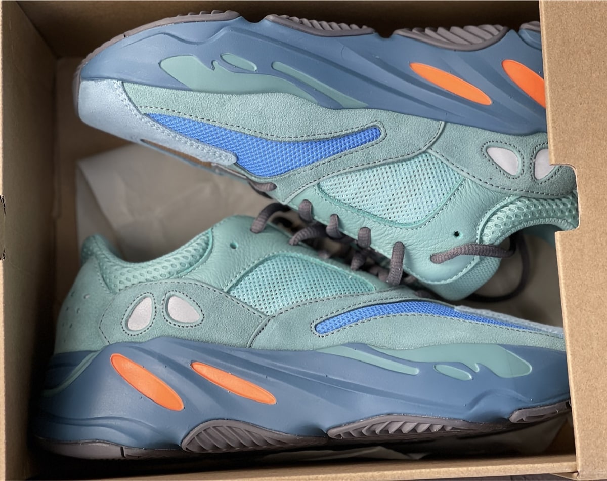 adidas Yeezy Boost 700 Faded Azure Release event 7