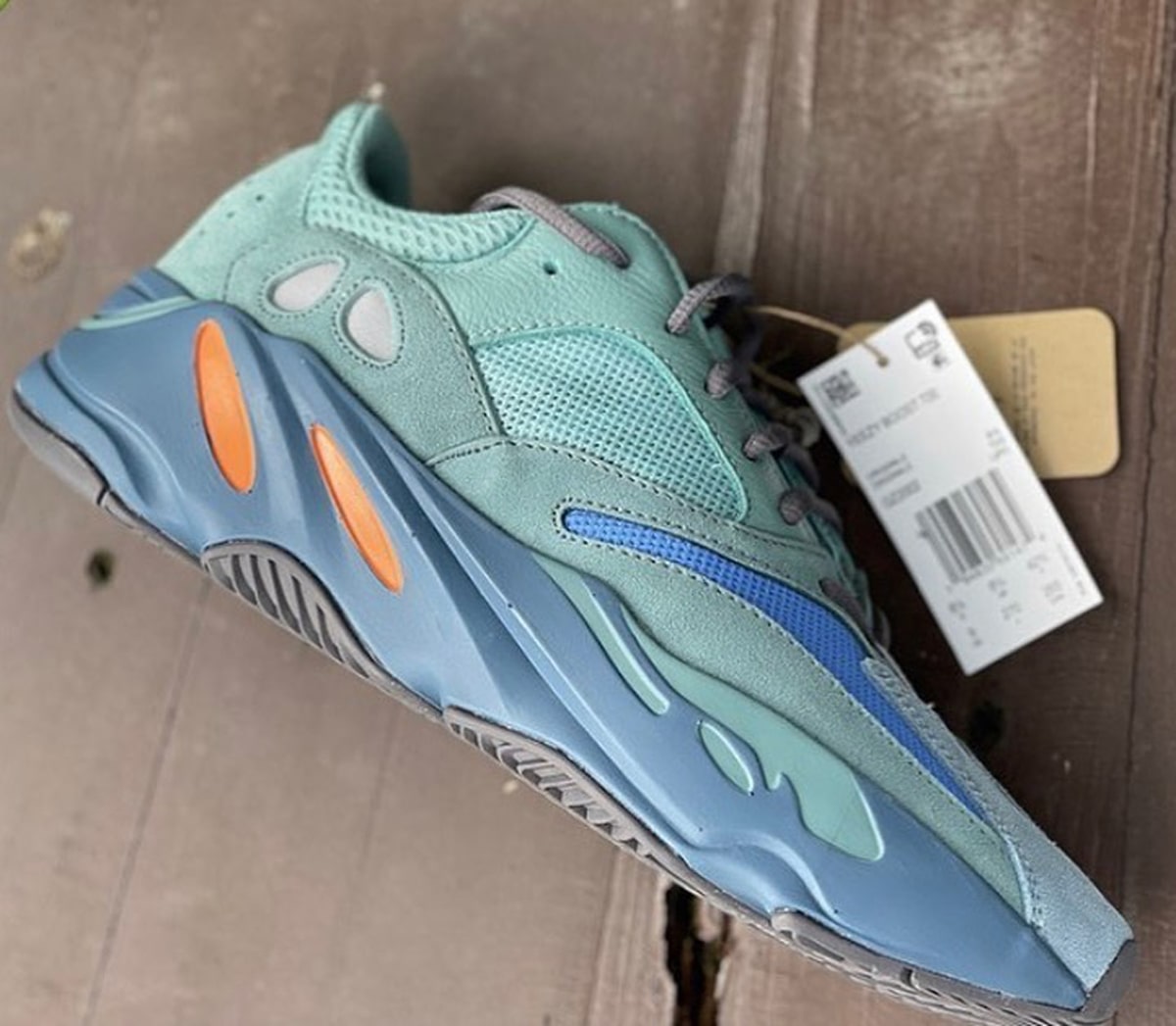 adidas Yeezy Boost 700 Faded Azure Release event 8
