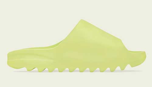 adidas yeezy slide glow green GX16 official release dates 2021