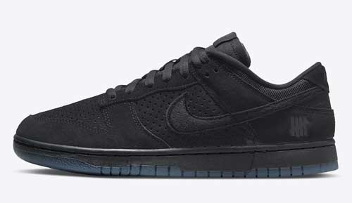 undefeated nike dunk low black official release dates 2021