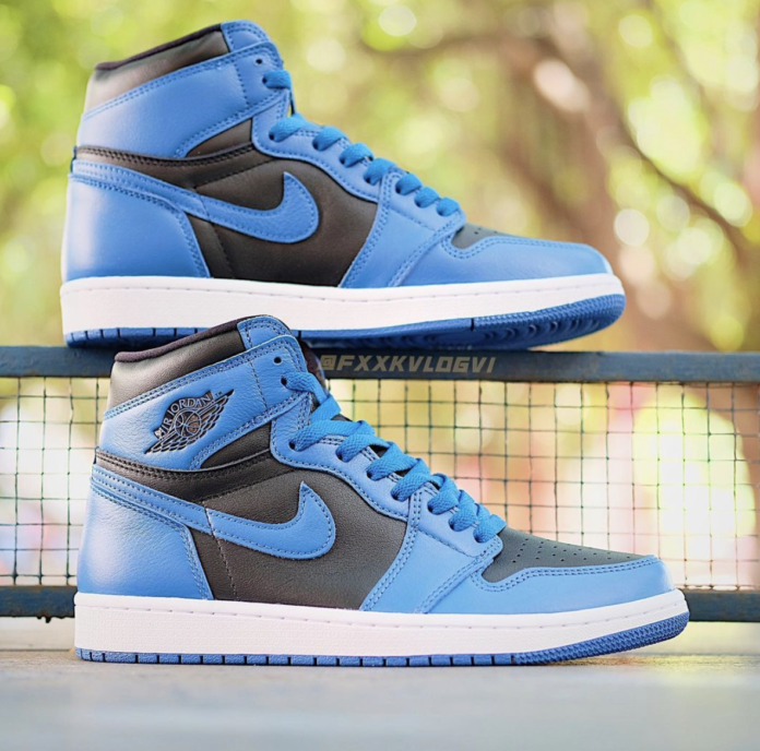 Air Jordan 1 Dark Marina Blue 555088-404 Release Date - SBD