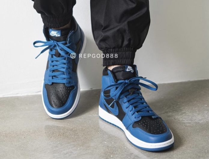 Air Jordan 1 Dark Marina Blue 555088-404 Release Date - SBD