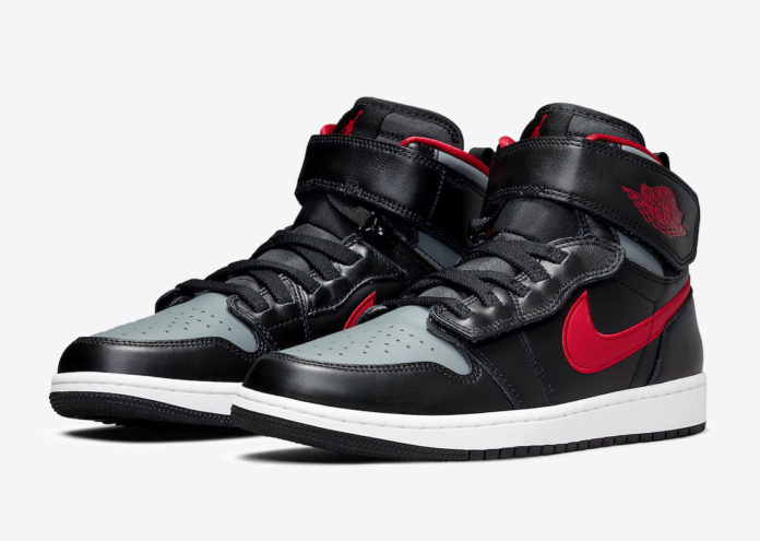 Air Jordan 1 FlyEase Black Gym Red Smoke Grey CQ3835-006 Release Date