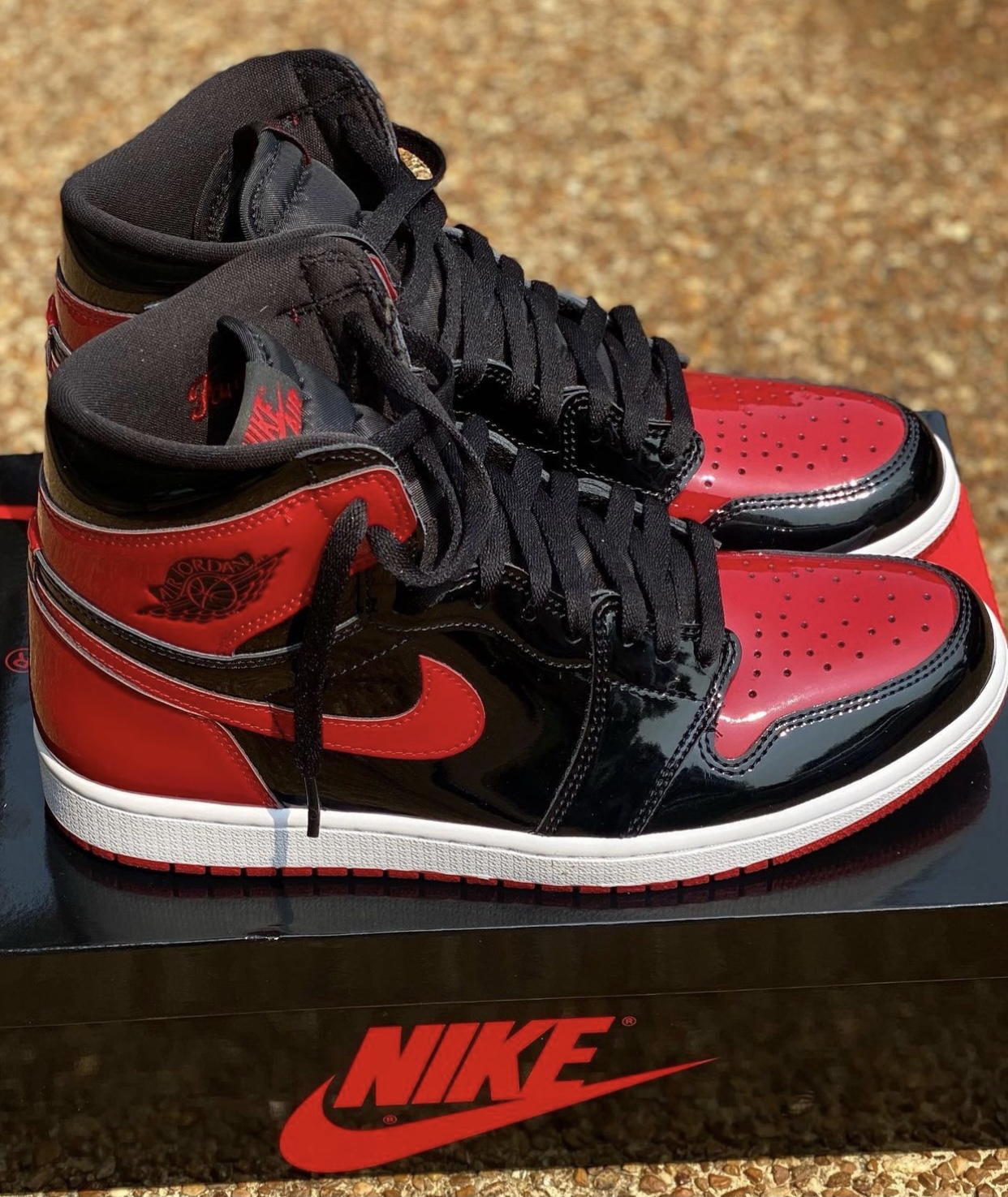 Air Jordan 1 High Bred Patent 555088-063 2021 Release Date